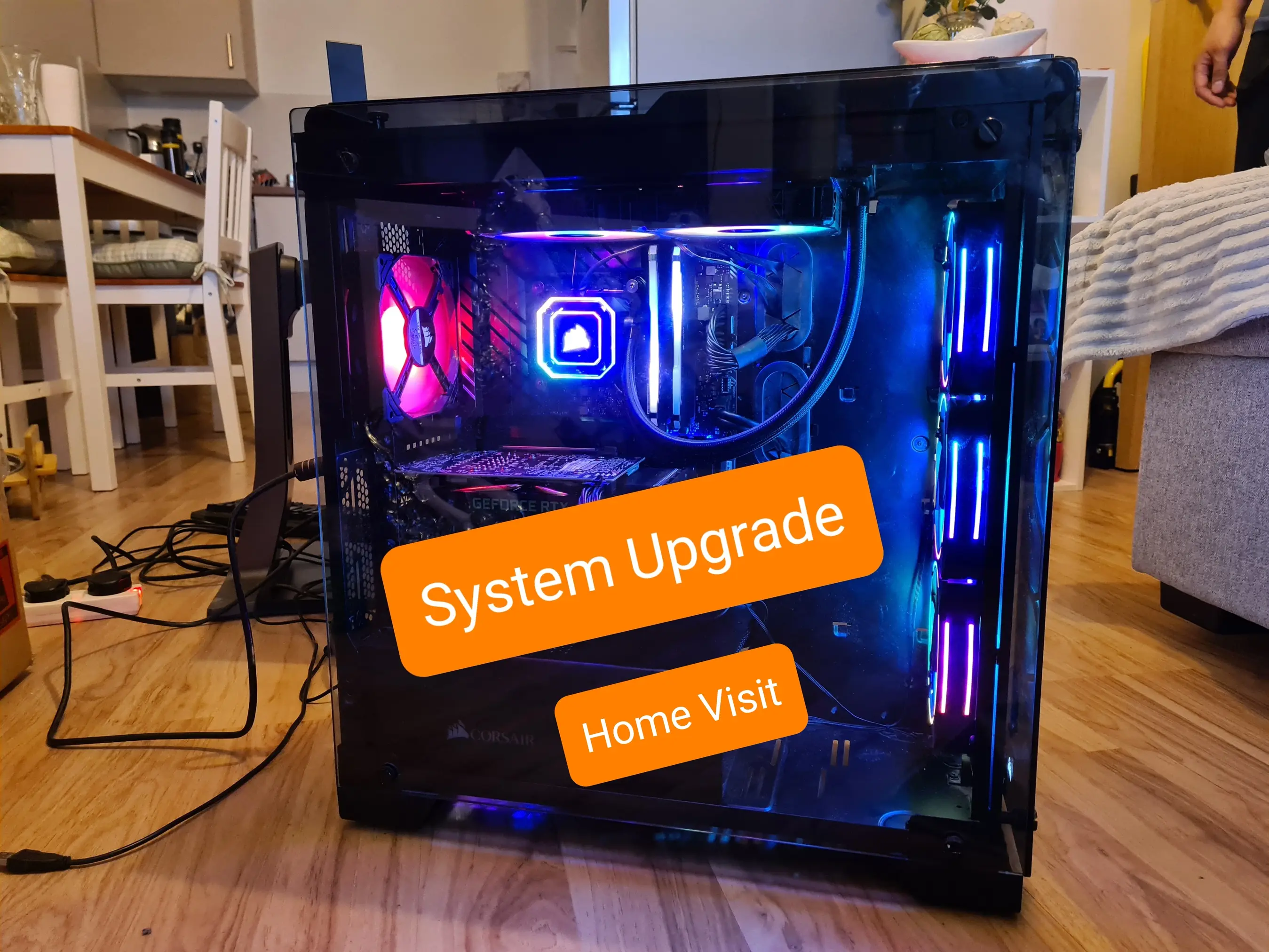 Successfully upgraded system at home visit