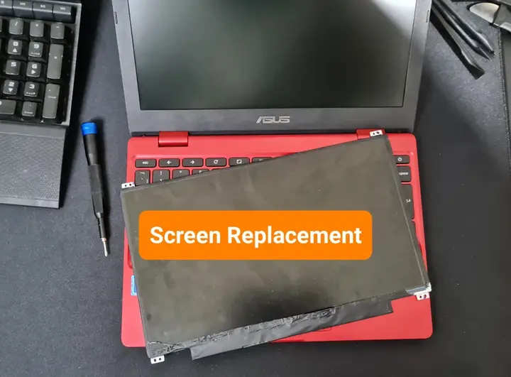 Laptop screen repair and replacement