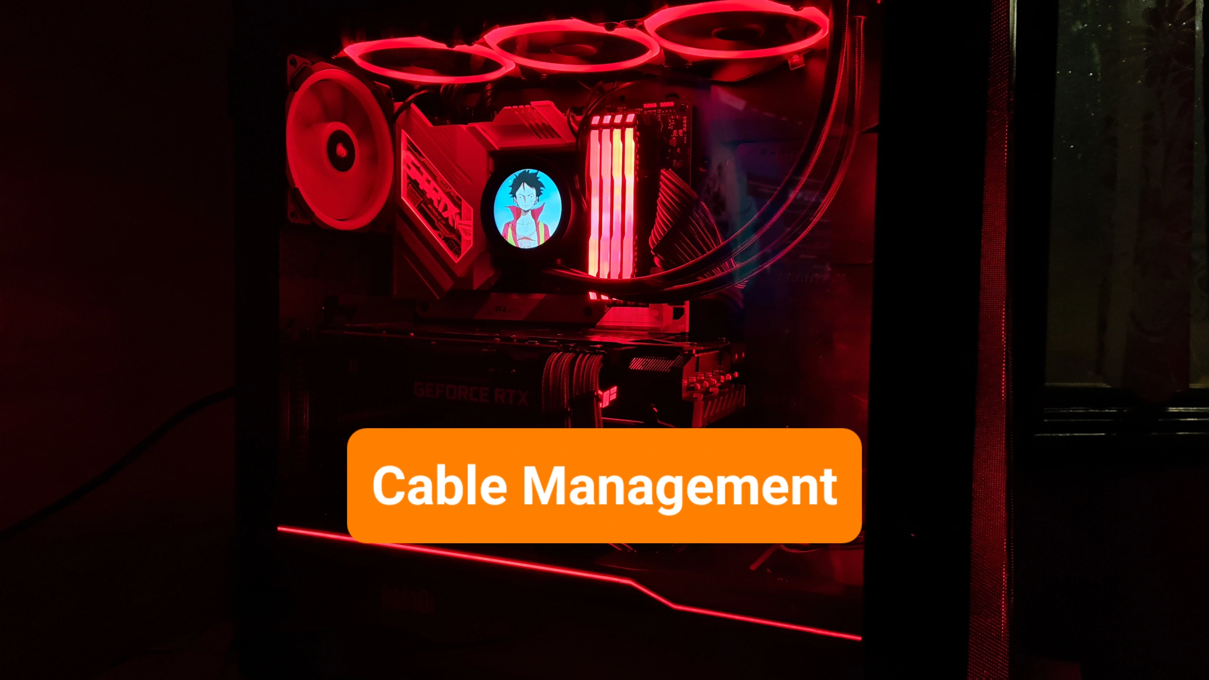 Cable management performed by our experts