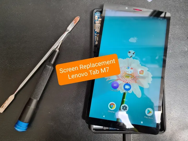 Screen replacement of Lenovo tab m7